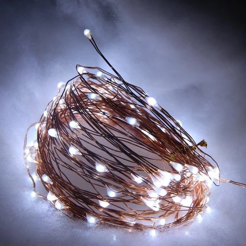 Outletshoponline.nl Solar lichtsnoer 100 LED 12 m - koud wit Outletshoponline.nl Solar lichtsnoer 100 LED 12 m - koud wit
