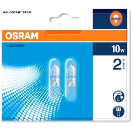 Osram Osram HALOSTAR STAR halogeenlamp 10 W G4 Warm wit - 2 stuks