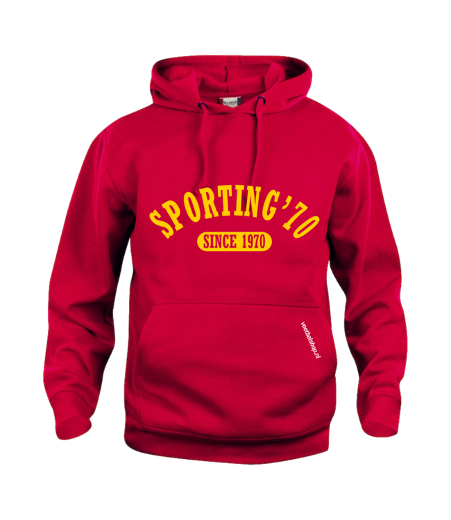 Sporting'70 Hoodie Rood