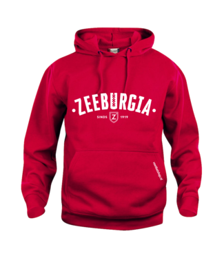 Zeeburgia Zeeburgia Hoodie Rood (5,- cash back voor club)