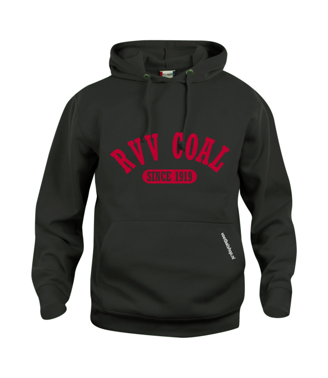 RVV COAL Hoodie Zwart