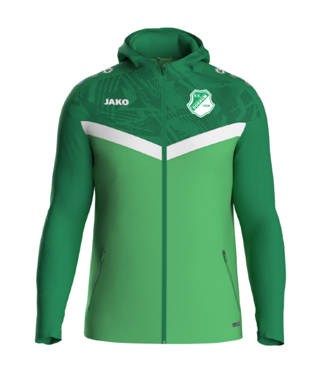 VV Dokkum jas met kap groen