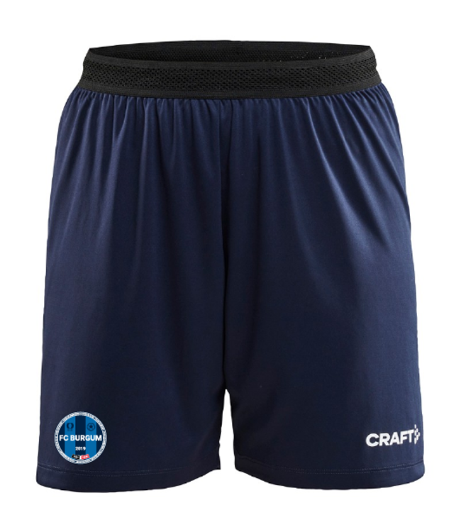 FCB short met zijzak dames donkerblauw