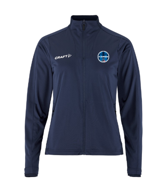 FCB trainingsjack dames donkerblauw