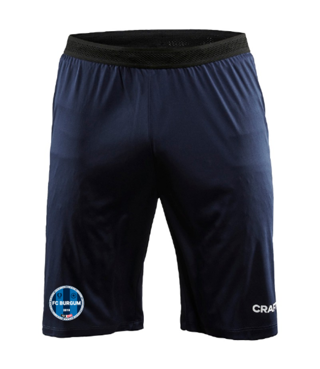 FCB short met zijzak donkerblauw