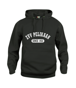 Pelikaan Pelikaan Hoodie zwart