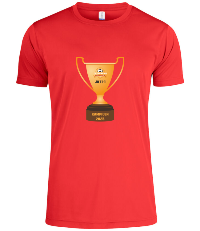 Kampioensshirts - Polyester - Design 1