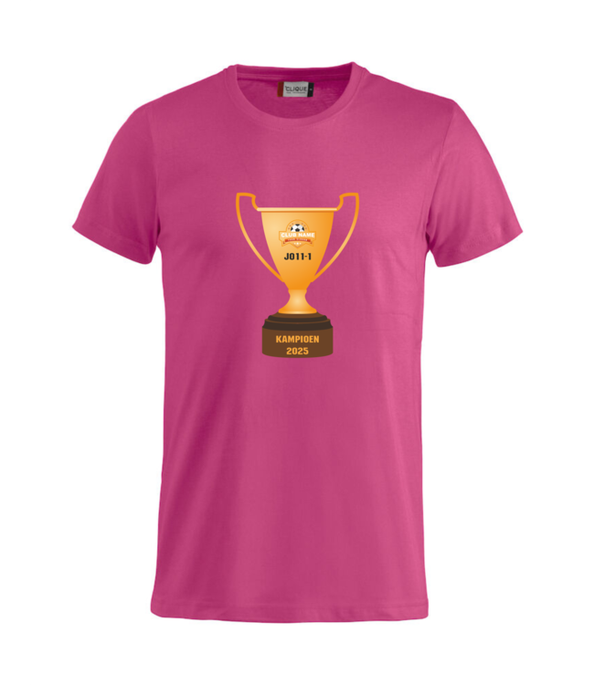 Kampioensshirts - Katoen - Design 1