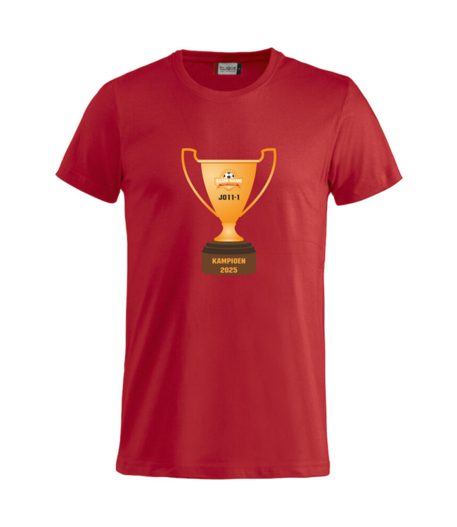 Kampioensshirts - Katoen - Design 1