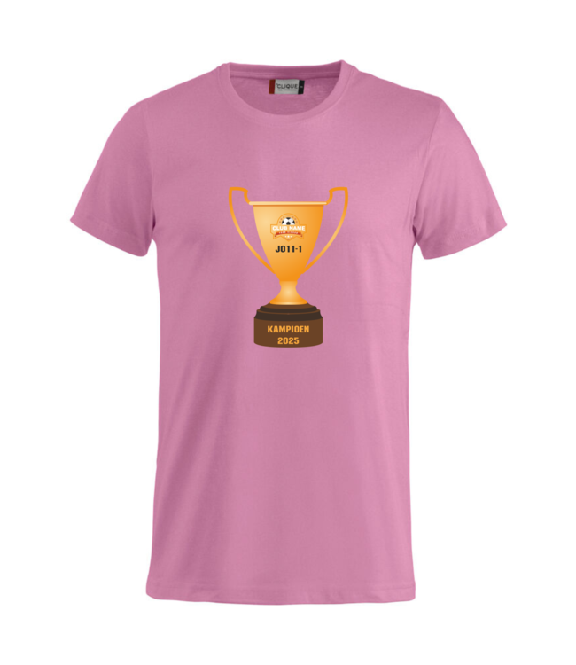 Kampioensshirts - Katoen - Design 1