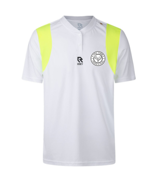TPV TIOS TPV TIOS T-shirt Robey Henley Teem wit-yellow