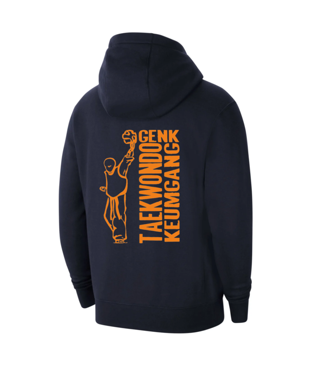 Taekwondo Park 20 hoodie met rits Donkerblauw Jr.