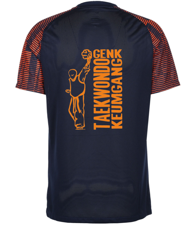 Taekwondo Dri-FIT Academy shirt Donkerblauw/Oranje Jr.