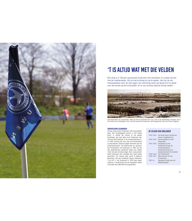Jubileumboek ‘De vlucht van de Zwaluw – 100 jaar CSV de Leeuwarder Zwaluwen’