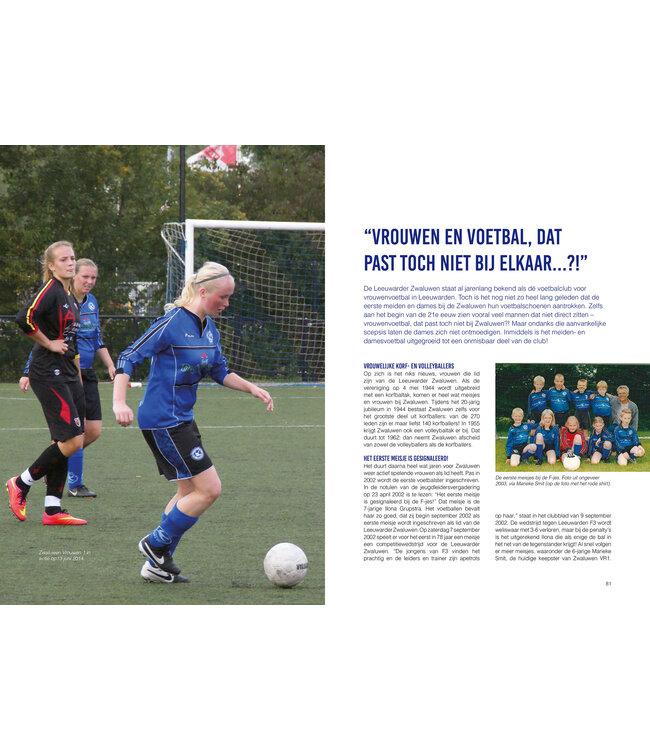 Jubileumboek ‘De vlucht van de Zwaluw – 100 jaar CSV de Leeuwarder Zwaluwen’