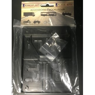 Nummerplaathouder Speed Pedelec incl boutjes RVS