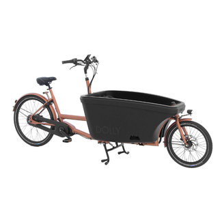 Dolly Dolly Bakfiets e-drive Bafang Maxdrive middenmotor 600Wh 80Nm NuVinci Copper mat frame
