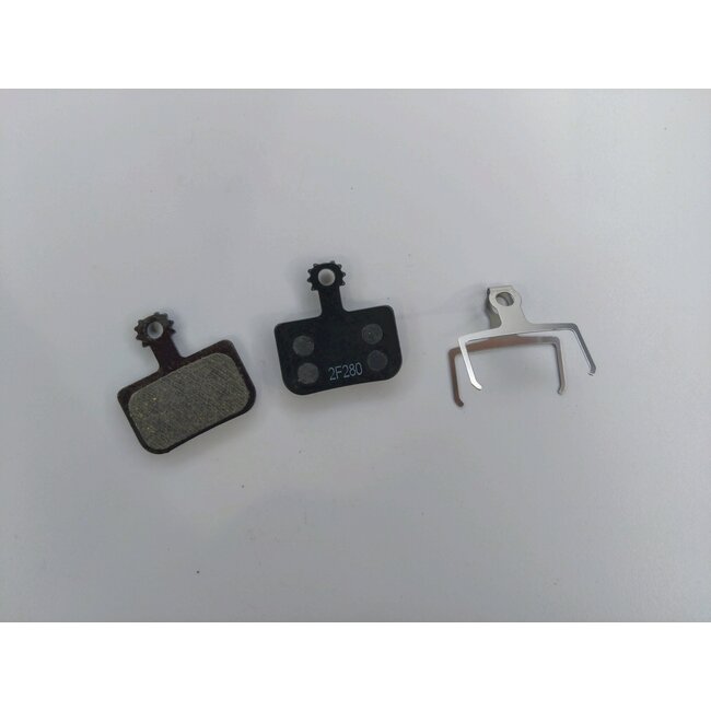 Klever remblokken set incl veerclip