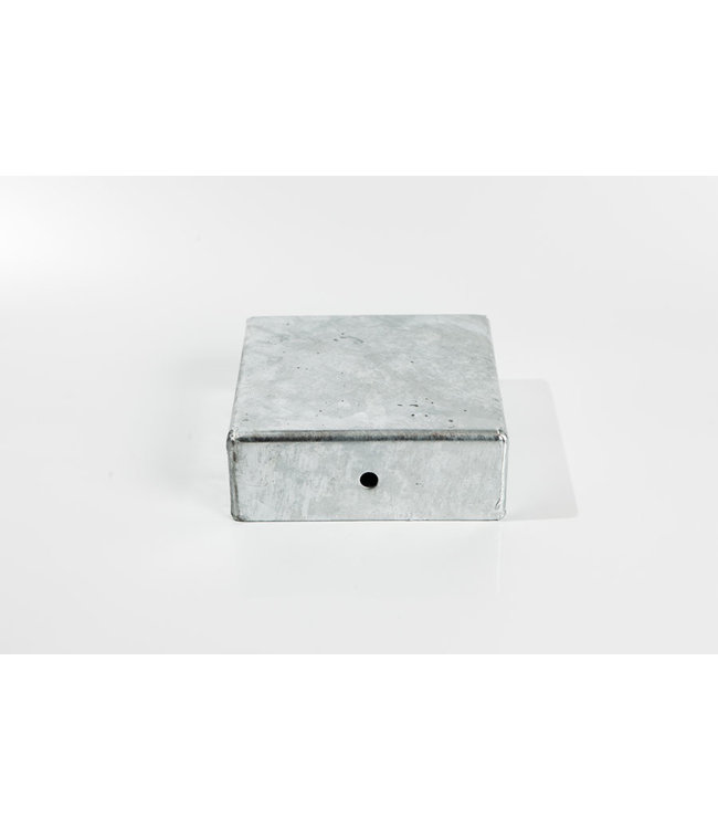 Paalmuts Vierkant 80 x 80 x 40 mm  - Uitwendig