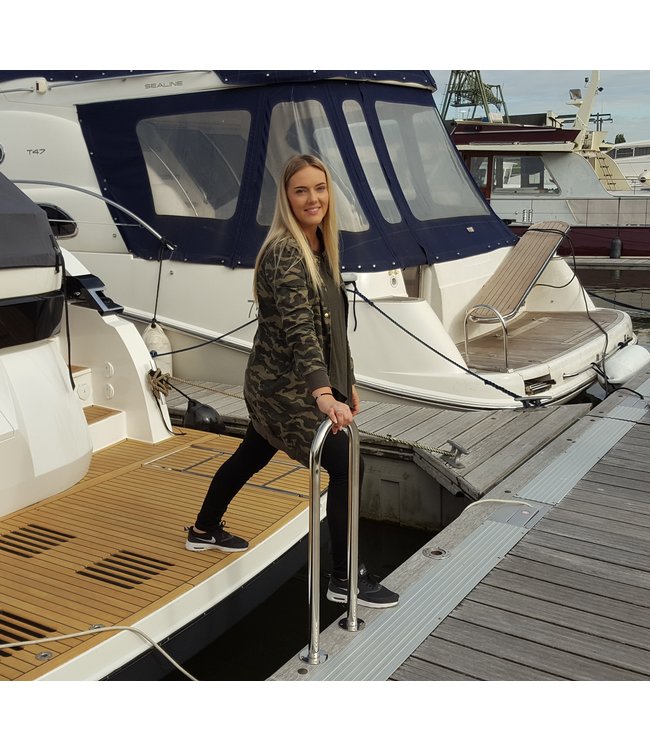 DockParts U-handrail RVS316 - instapsteun