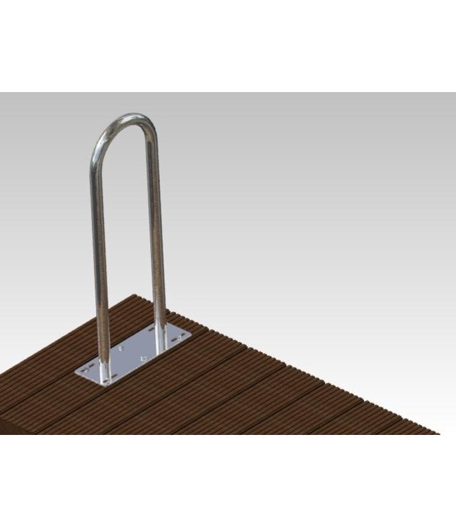DockParts D-handrail RVS316 - instapsteun