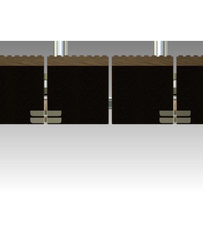 DockParts D-handrail RVS316 - instapsteun