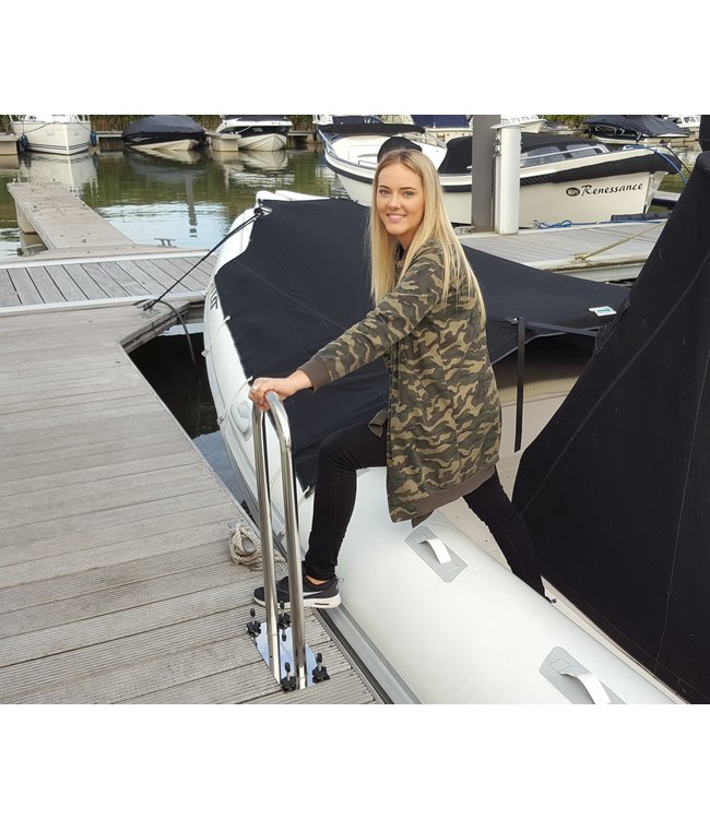 DockParts D-handrail RVS316 - instapsteun