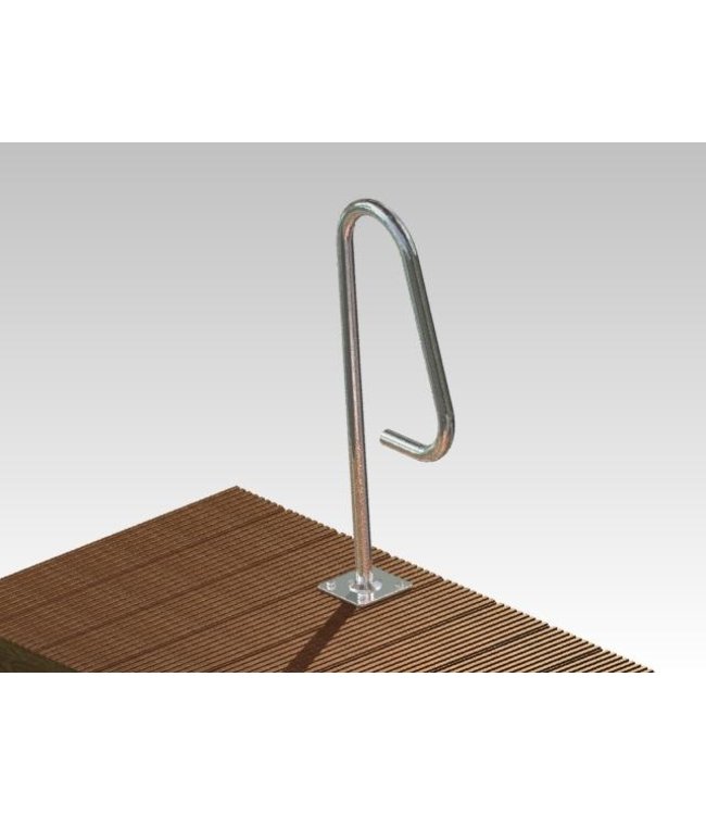 DockParts P-handrail RVS316  - instapsteun