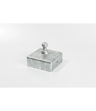 Pile Cap square with point 80 x 80 x 40 mm - Outer size