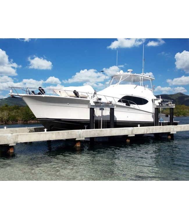 8 Post - Fixed boatlift, systems from 14.400 till 120.000 kg