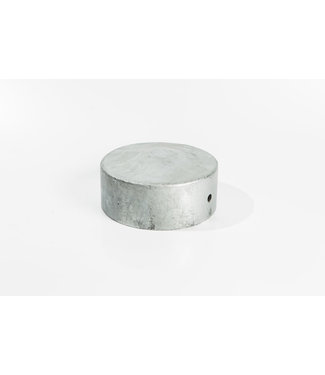 Paalmuts Rond ø 121 x 45 mm - Uitwendig