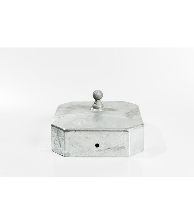 Paalmuts 8 Kant met Punt 300 x 300 x 83 mm - Uitwendig