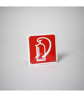 Safety Sign: Fire Extinguisher image (10 x 10 cm)