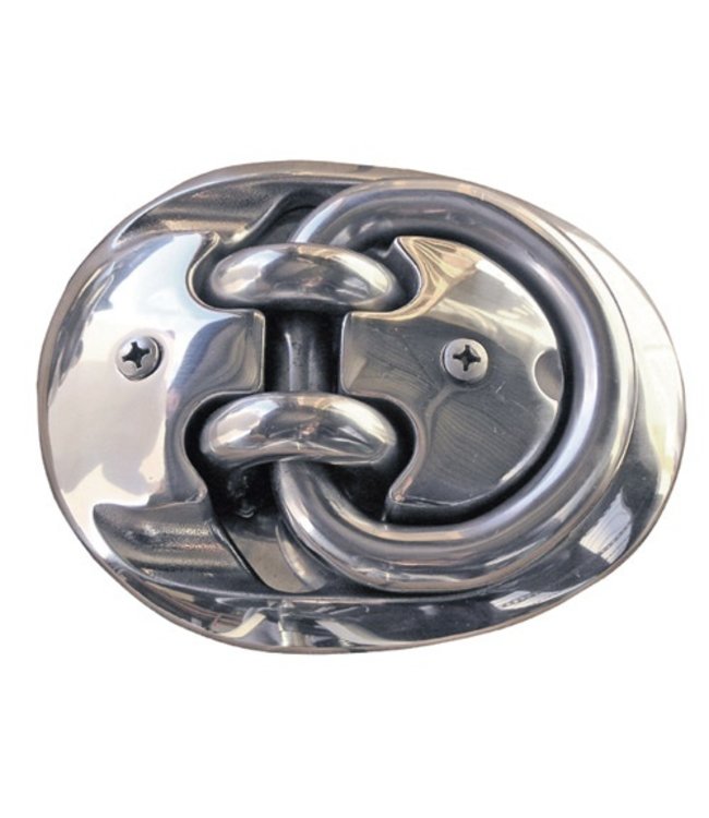 Stazo Wall / Dock anchor plate (secure mooring ring) type DROP