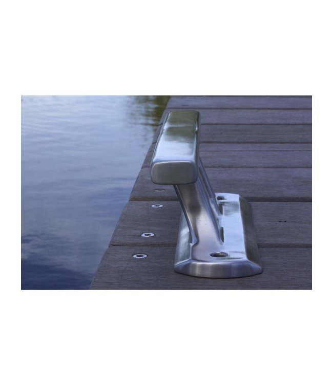 Bollard, Brushed Stainless Steel 316