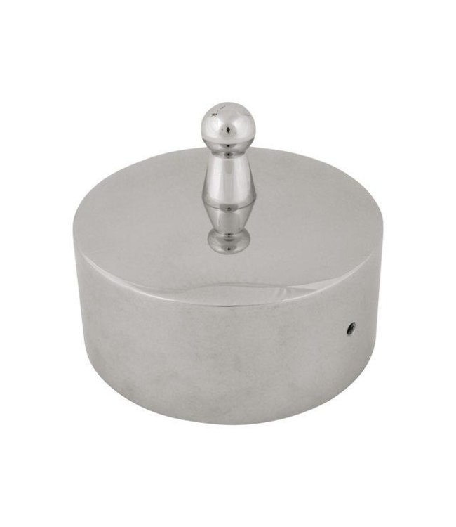 Pile Cap round with point RVS304, ø 144 mm