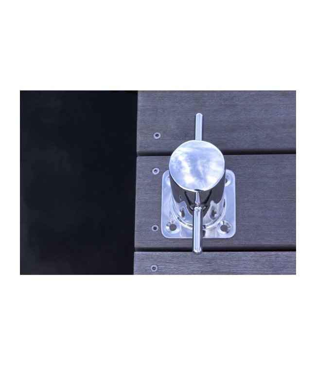 Bollard, Stainless Steel 304, polished 76 mm