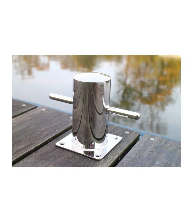 Bollard, Stainless Steel 304, polished 76 mm