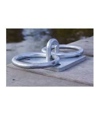 Double Mooring Ring,  Galvanized