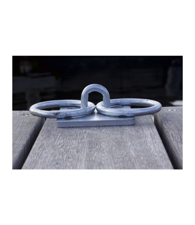 Double Mooring Ring,  Galvanized