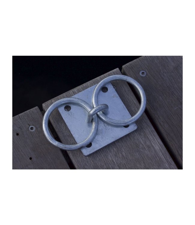 Double Mooring Ring,  Galvanized