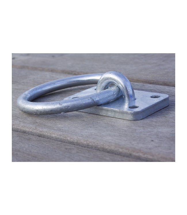 Mooring Ring,  Galvanized - rectangle base plate