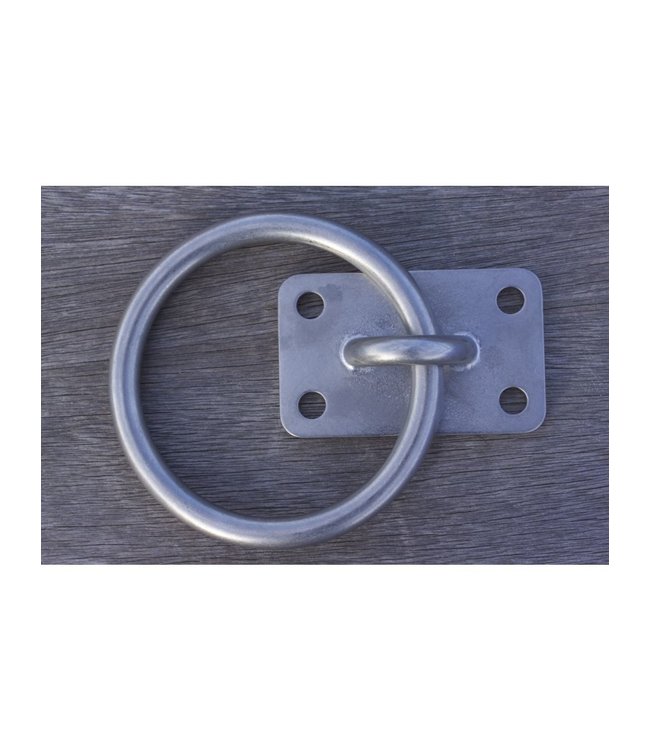 Mooring Ring, Stainless Steel 316 - rectangle base plate