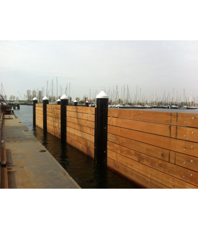 Polyester paalmuts kegelvormig ca. 320 mm inwendig