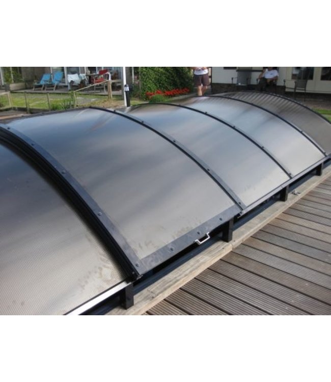 Alumon Boatcover on a jetty