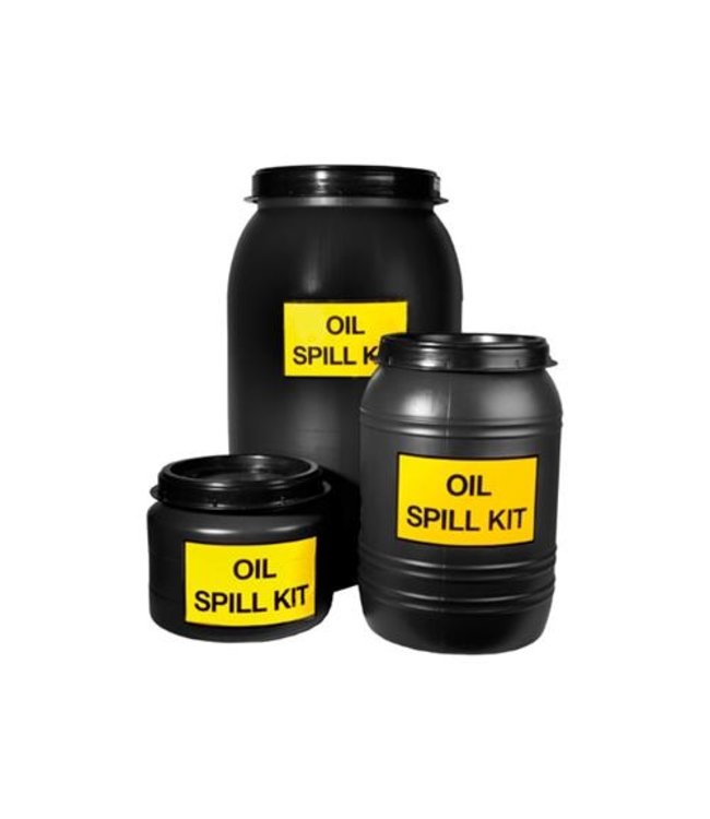 Olie spill drum, 120 liter, bevat 169 liter absorptiecapacteit