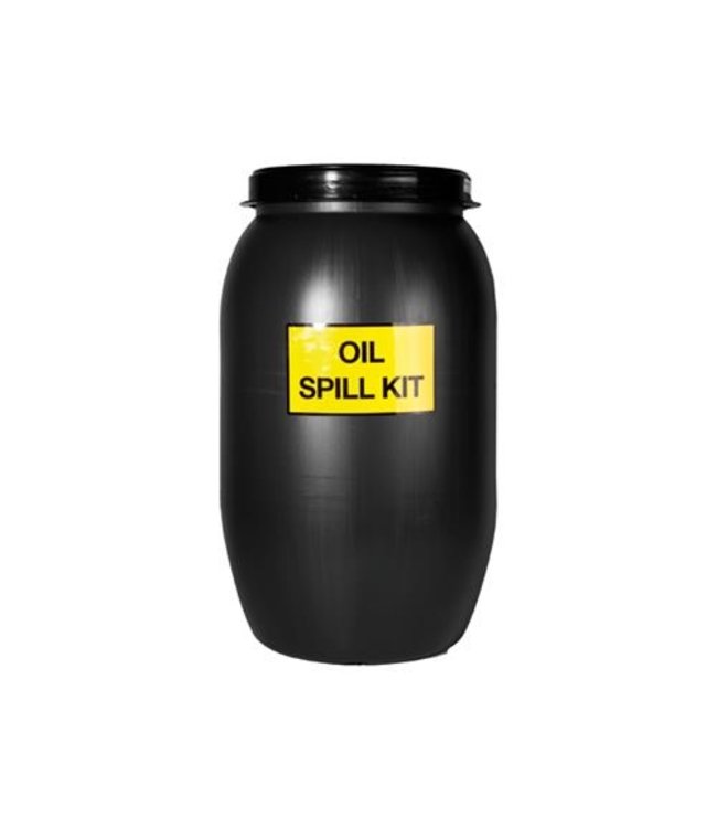 Oil spill drum, 210 liters, contains 250 liters of absorption capacity