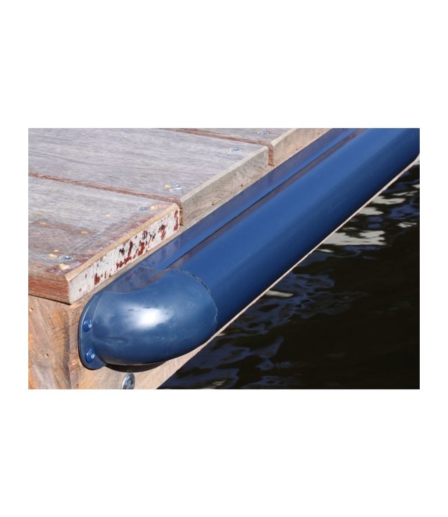 Dock fender Rail-profile end cap