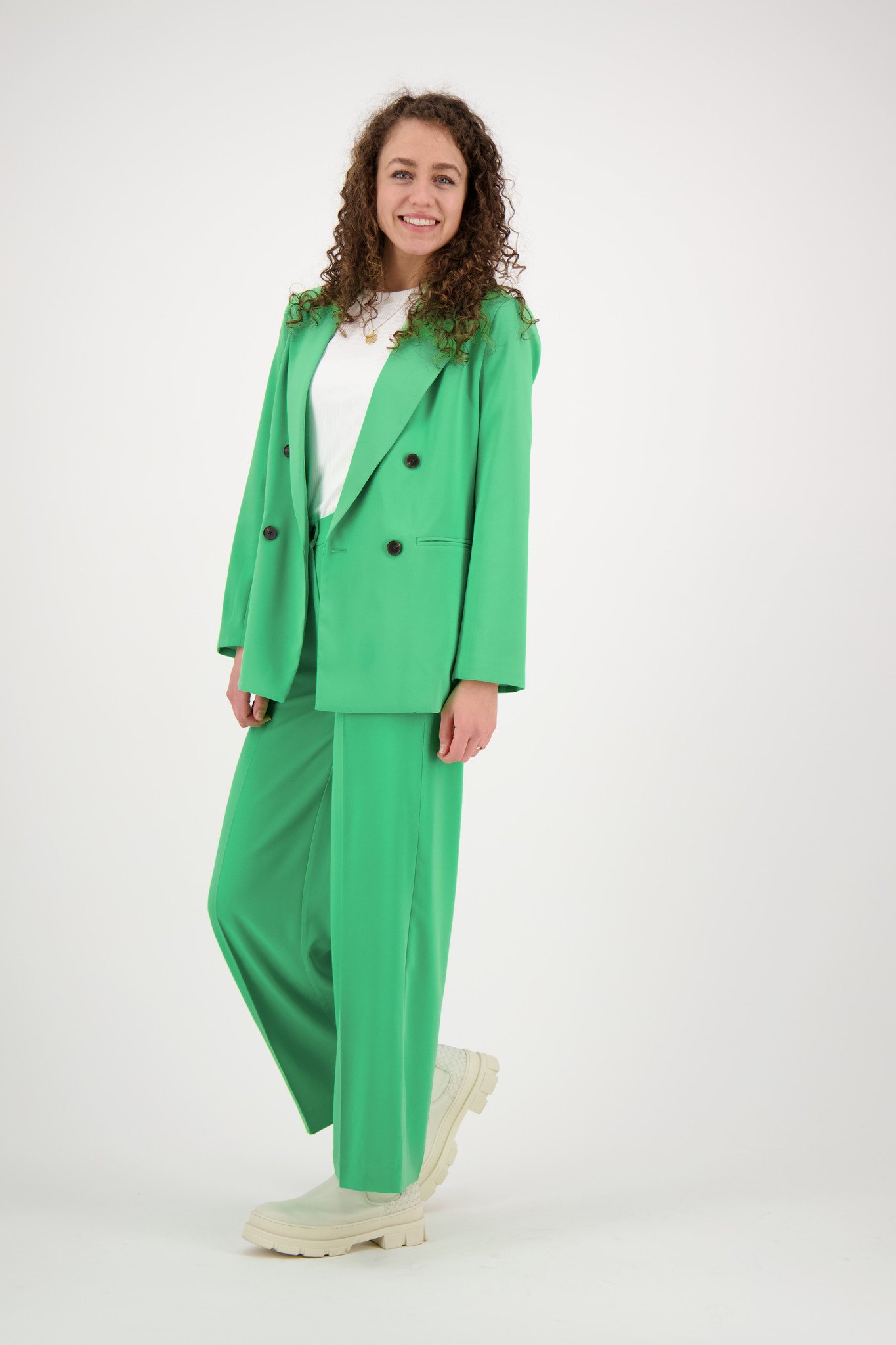 Co'Couture - New Flash Oversized Blazer - Green