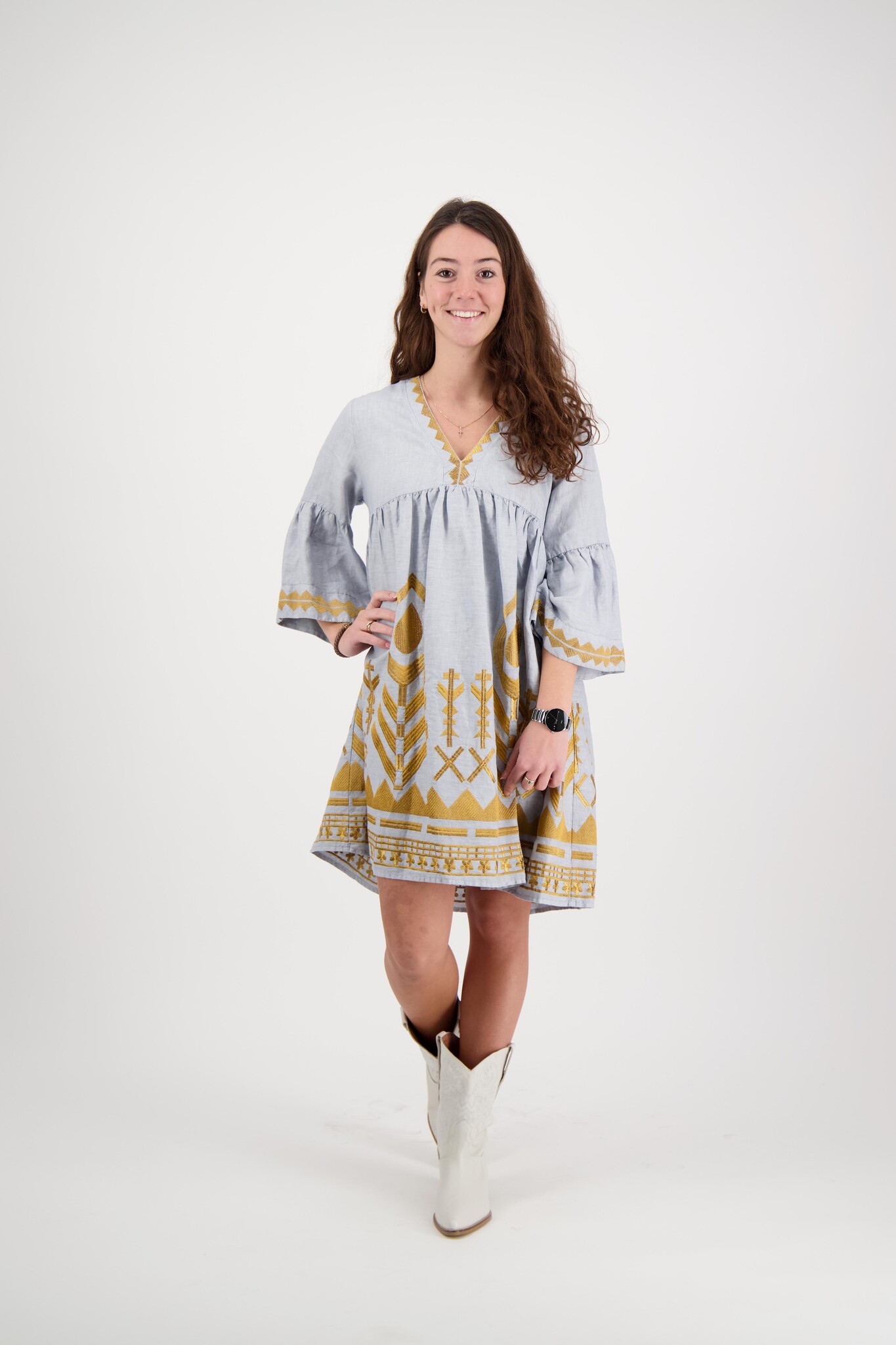 Greek Archaci Kori - Dress - Gold